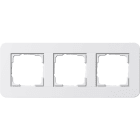 GIRA - Abdeckrahmen 3f Gira E3 Reinweiß/Reinweiß