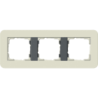 GIRA - Abdeckrahmen 3f Gira E3 Sand/Anthrazit