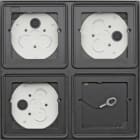 GIRA - AP-Gehäuse 2x 2f System 106 Anthrazit