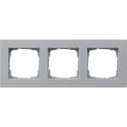 GIRA - Abdeckrahmen 3f flach Gira E2 F Alu
