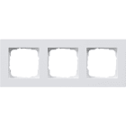 GIRA - Abdeckrahmen 3f flach Gira E2 Reinweiß
