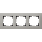 GIRA - Abdeckrahmen 3f flach Gira E2 Edelstahl