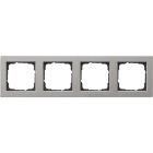 GIRA - Abdeckrahmen 4f Gira E2 Edelstahl
