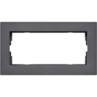GIRA - Abdeckrahmen 2f o.M. flach Gira E2 Anthrazit
