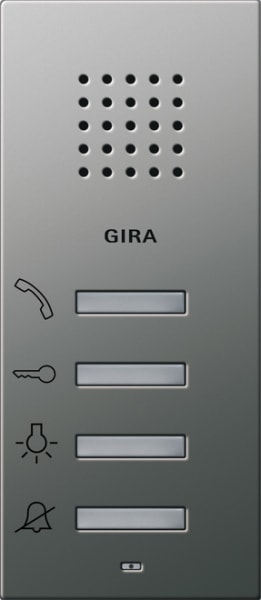 GIRA - Wohnungsstation AP System 55 Edelstahl
