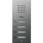 GIRA - Wohnungsstation AP System 55 Edelstahl