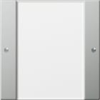 GIRA - Wippenset 1f Beschriftungsfeld System 55 Klar/Edelstahl
