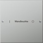 GIRA - Wippenset 1f beschr. System 55 Edelstahl