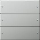 GIRA - Wippenset 3f System 55 Edelstahl