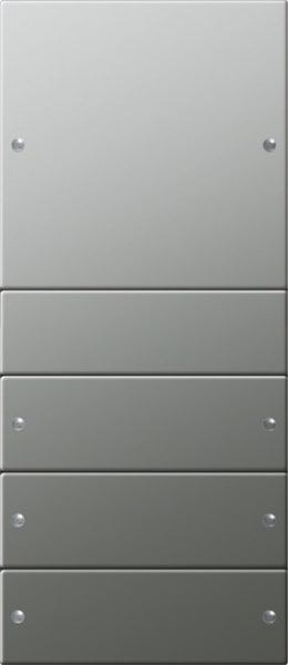 GIRA - Wippenset 4f (1+3) System 55 Edelstahl