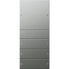 GIRA - Wippenset 4f (1+3) System 55 Edelstahl