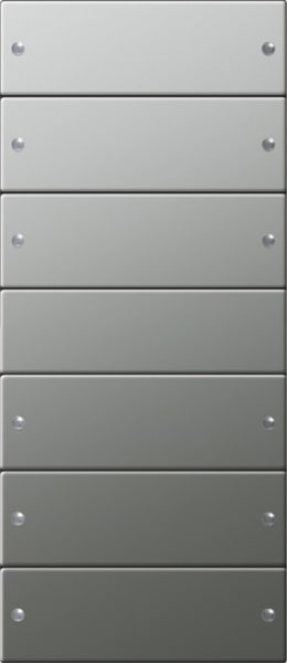 GIRA - Wippenset 6f (3+3) System 55 Edelstahl
