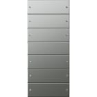 GIRA - Wippenset 6f (3+3) System 55 Edelstahl