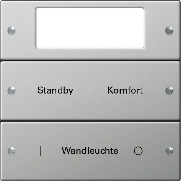 GIRA - Wippenset 2f Plus beschr. System 55 Edelstahl