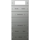 GIRA - Wippenset 5f Plus (2+3) beschr. System 55 Edelstahl