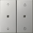GIRA - S3000 Bedienaufs. Memory Pfeile System 55 Edelstahl