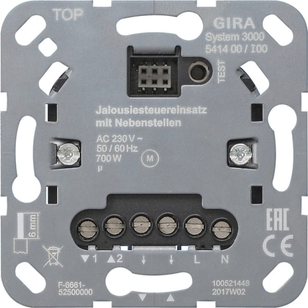 GIRA - S3000 Jal.steuereins. + Nebenst.eing. Einsatz