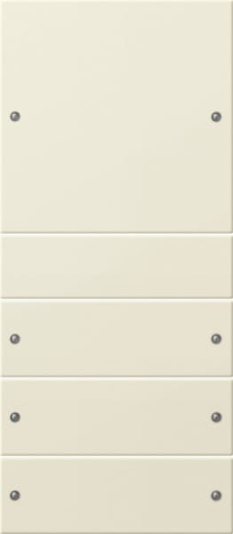 GIRA - Wippenset 4f (1+3) System 55 Cremeweiß (lackiert)