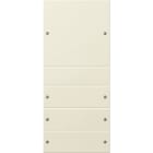 GIRA - Wippenset 4f (1+3) System 55 Cremeweiß (lackiert)