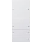 GIRA - Wippenset 4f (1+3) System 55 Reinweiß (lackiert)