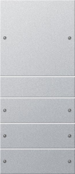 GIRA - Wippenset 4f (1+3) System 55 Farbe Alu(lack.)