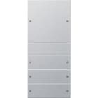 GIRA - Wippenset 4f (1+3) System 55 Farbe Alu(lack.)