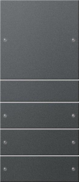 GIRA - Wippenset 4f (1+3) System 55 Anthrazit (lackiert)