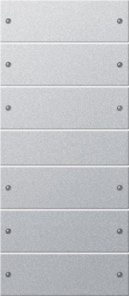 GIRA - Wippenset 6f (3+3) System 55 Farbe Alu(lack.)