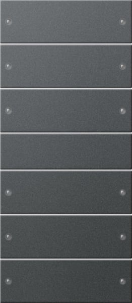 GIRA - Wippenset 6f (3+3) System 55 Anthrazit (lackiert)