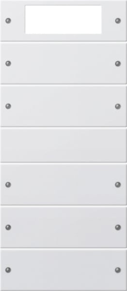 GIRA - Wippenset 5f Plus (2+3) System 55 Reinweiß (lackiert)