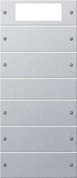 GIRA - Wippenset 5f Plus (2+3) System 55 Farbe Alu(lack.)