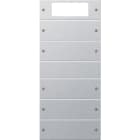 GIRA - Wippenset 5f Plus (2+3) System 55 Farbe Alu(lack.)