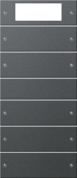 GIRA - Wippenset 5f Plus (2+3) System 55 Anthrazit (lackiert)