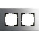 GIRA - Abdeckrahmen 2f Gira Esprit Edelstahl