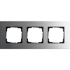 GIRA - Abdeckrahmen 3f Gira Esprit Edelstahl
