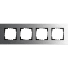 GIRA - Abdeckrahmen 4f Gira Esprit Edelstahl