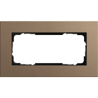 GIRA - Abdeckrahmen 2f o.M. Gira Esprit Lin.Mpx.Hellbraun