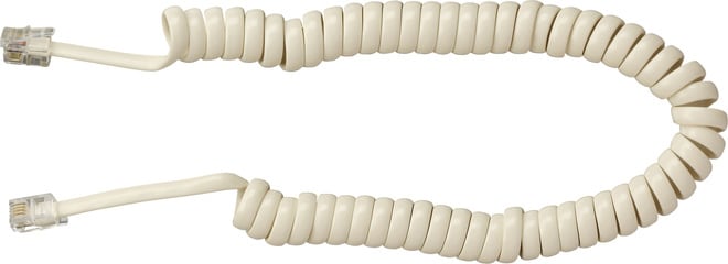 GIRA - Hörerkabel Türko System 55 Cremeweiß