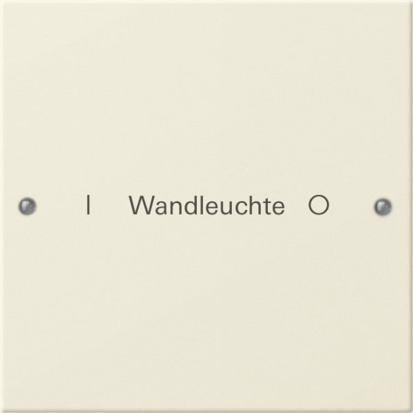 GIRA - Wippenset 1f beschr. System 55 Cremeweiß(lack.)