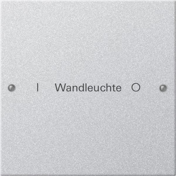 GIRA - Wippenset 1f beschr. System 55 F Alu(lack.)