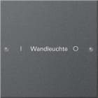 GIRA - Wippenset 1f beschr. System 55 Anthrazit(lack.)