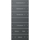 GIRA - Wippenset 6f (3+3) beschr. System 55 Anthrazit(lack.)