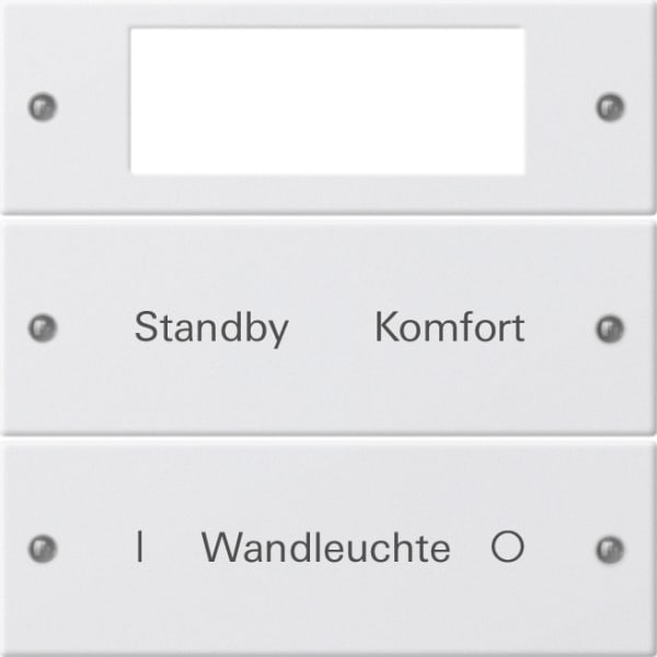 GIRA - Wippenset 2f Plus beschr. System 55 Reinweiß(lack.)