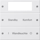 GIRA - Wippenset 2f Plus beschr. System 55 Reinweiß(lack.)