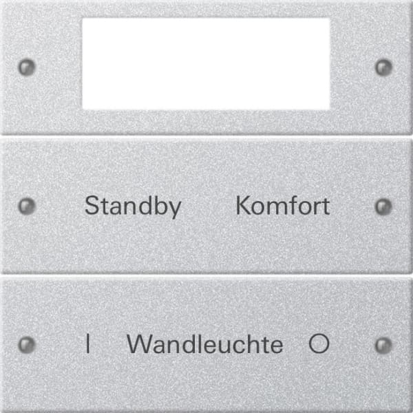 GIRA - Wippenset 2f Plus beschr. System 55 F Alu(lack.)