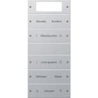 GIRA - Wippenset 5f Plus (2+3) beschr. System 55 F Alu(lack.)