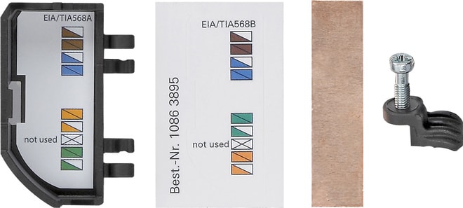 GIRA - ET-Set POE (Kl./Schraube/KD) Gira G1 Zubehör