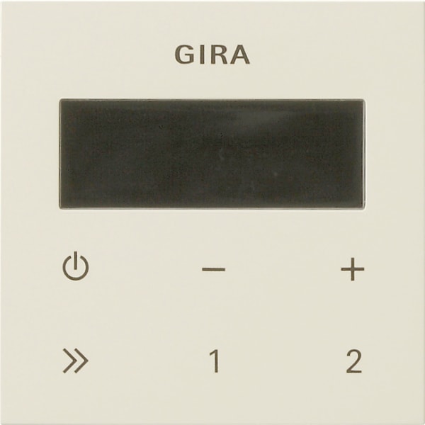 GIRA - Bedienaufs. UP-Radio RDS System 55 Cremeweiß