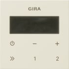 GIRA - Bedienaufs. UP-Radio RDS System 55 Cremeweiß