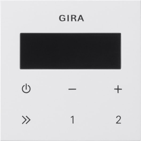 GIRA - Bedienaufs. UP-Radio RDS System 55 Reinweiß